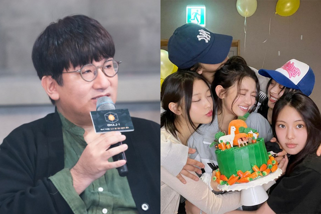 ▲방시혁, 뉴진스 (사진=방시혁 SNS, 뉴진스 공식 SNS)