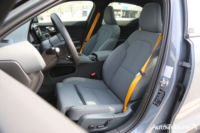 ▲폴스타 2 퍼포먼스 팩 1열 시트(사진=양봉수 기자)