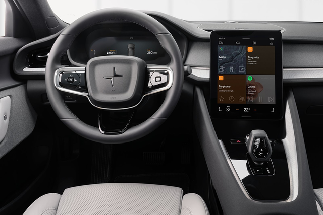 ▲폴스타 2 실내(사진=폴스타)