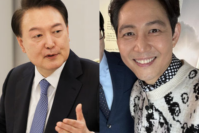 ▲윤석열 대통령, 이정재 (사진=대통령실, 이정재 SNS)