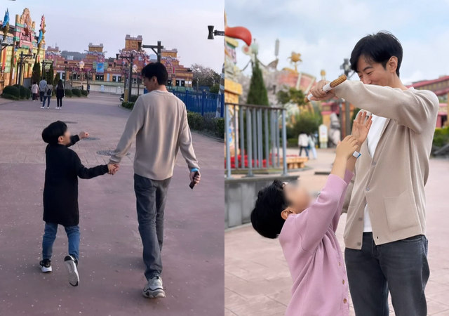 ▲가오쯔치, 아들 (사진=채림 SNS)