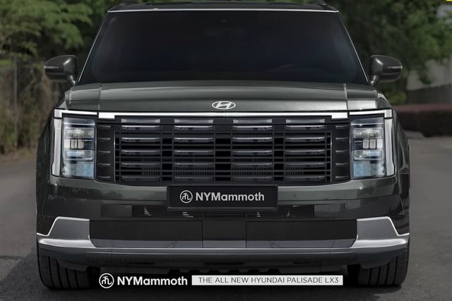 ▲현대 신형 팰리세이드 전면부 예상도(사진=유튜브 '뉴욕맘모스')