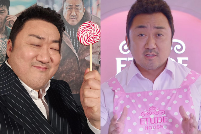 ▲마동석 (사진=마동석 SNS, 에뛰드)