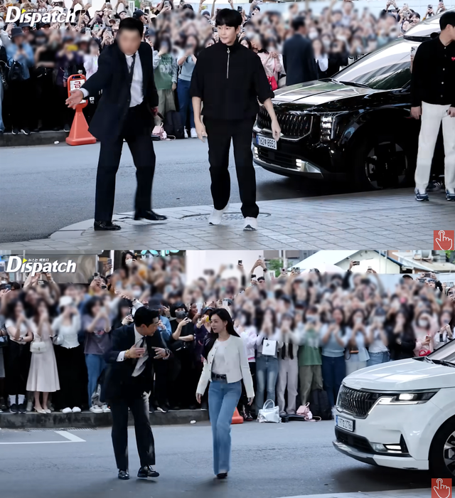 ▲김지원, 김수현 (사진=유튜브채널 '디스패치 / Dispatch')