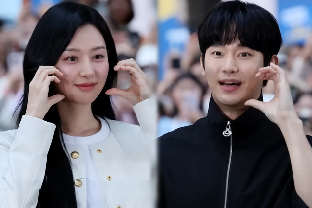 ▲김지원, 김수현 (사진=유튜브채널 '디스패치 / Dispatch')