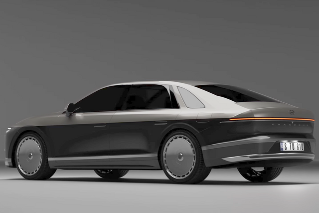 ▲현대 그랜저 롱휠베이스 예상도(사진=유튜브 'stuBio')