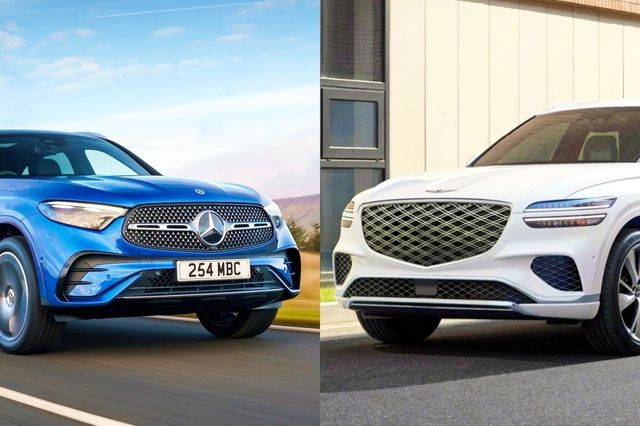 ▲메르세데스-벤츠 GLC, 제네시스 GV70(사진=각 브랜드)