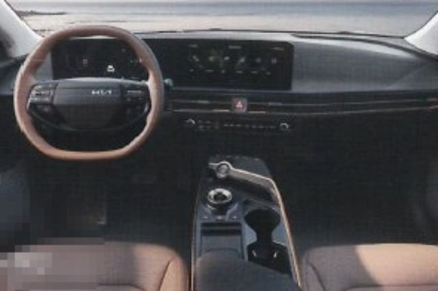 ▲기아 신형 EV6 실내 유출 사진(출처=인터넷 커뮤니티)