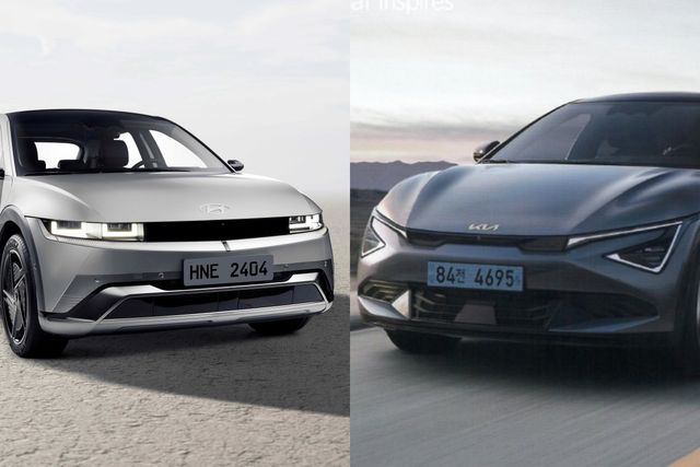 ▲현대 아이오닉 5, 기아 EV6(사진=각 브랜드)