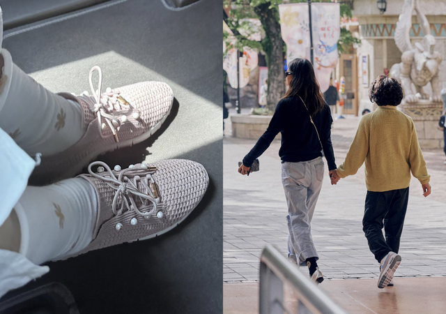 ▲이효리 모친 신발 (사진=이효리 SNS, JTBC)