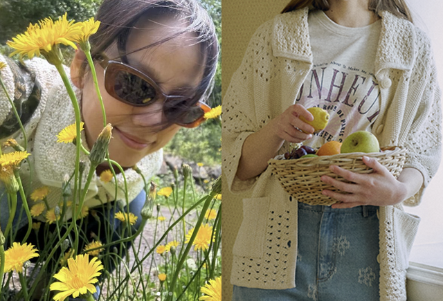 ▲이효리 카디건 (사진=이효리 SNS, VOCAVACA)