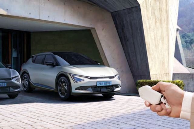 ▲원격 스마트 주차 보조 2 구현 장면(사진=기아)