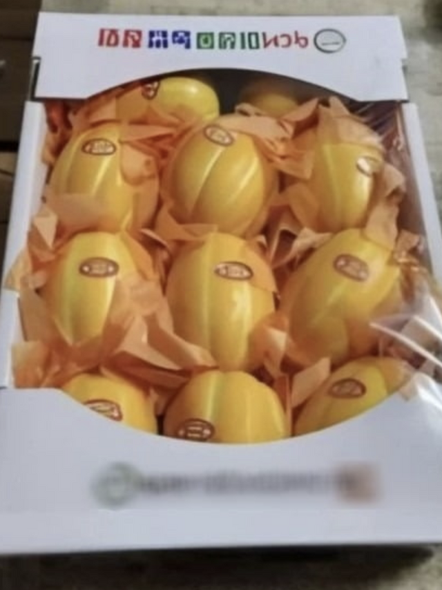 ▲임영웅 측이 전달한 참외 (사진=온라인 커뮤니티)