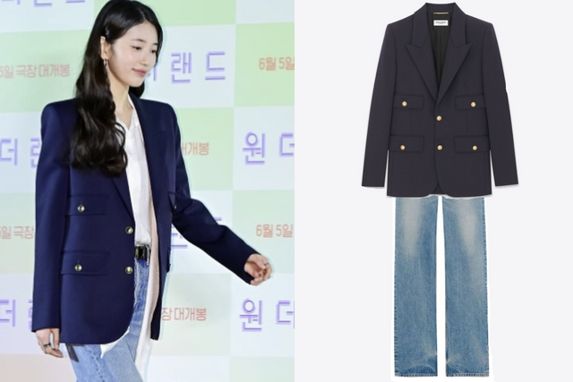 ▲수지 (사진= 수지 SNS, 생로랑 홈페이지)