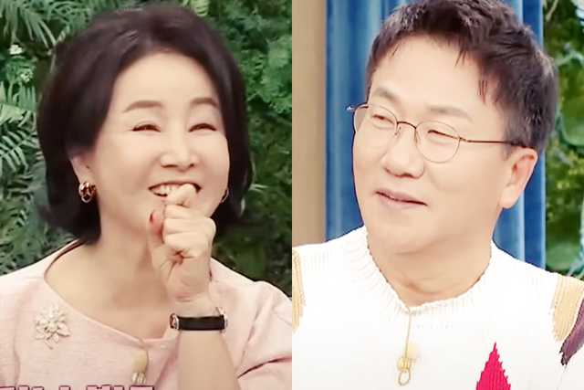 ▲선우은숙, 유영재 (사진=MBN 속풀이쇼 동치미)