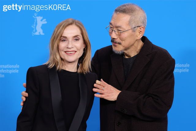 ▲이자벨 위페르, 홍상수 (사진=GettyImagesKOREA)