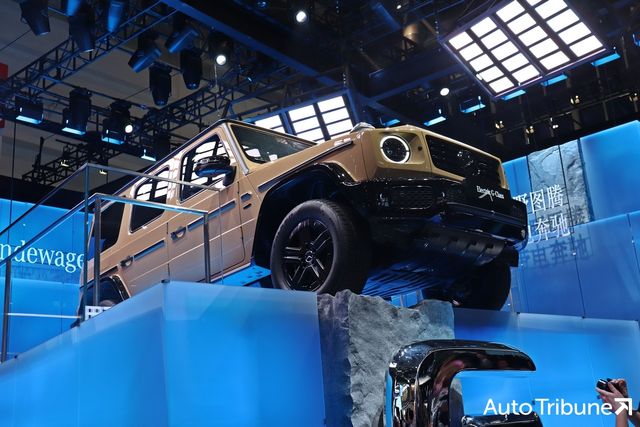 ▲메르세데스-벤츠 일렉트릭 G클래스(사진=최현진 기자)