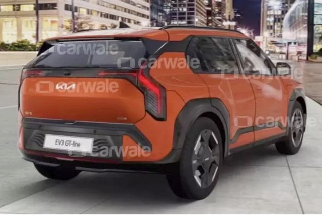 ▲유출된 기아 EV3(사진=carwale)