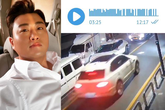 ▲가수 김호중 (왼쪽) / 사고직전의 김호중 소유의 SUV (사진=김호중 인스타그램 / KBS뉴스 갈무리)