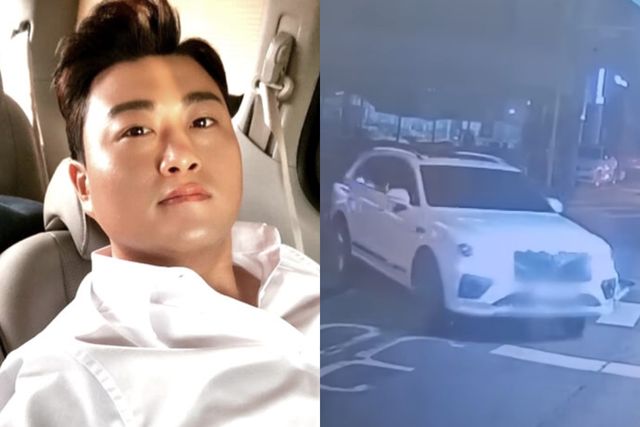 ▲음주운전 의혹 뺑소니 사고 낸 김호중과 당시 탑승 차량 (사진=김호중 SNS, 유튜브 MBN News)