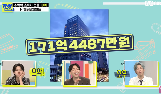 ▲하이브 사옥 (사진=Mnet 'TMI 뉴스')