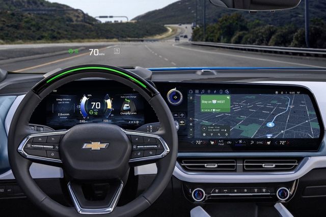 ▲참고사진, 쉐보레 이쿼녹스 EV 슈퍼크루즈 사용 예시(사진=쉐보레)