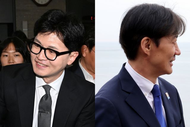 ▲한동훈 전 국민의힘 비상대책위원장, 조국 조국혁신당 대표(사진=연합뉴스, 편집=오토트리뷴)