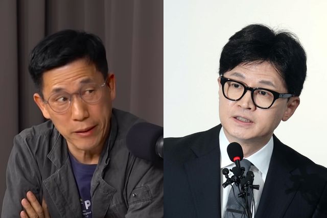 ▲진중권 교수, 한동훈 전 국민의힘 비상대책위원장(사진=연합뉴스, 편집=오토트리뷴)