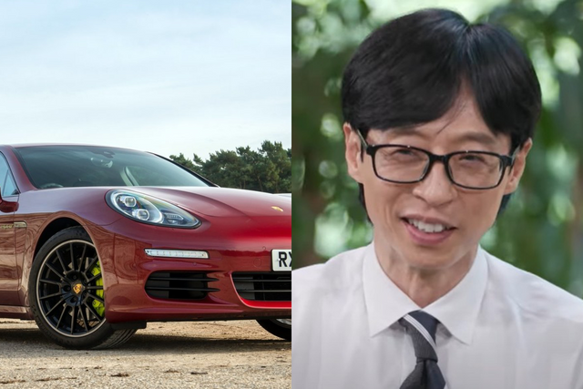 ▲포르쉐 파나메라, 유재석 (사진=포르쉐, tvN '유 퀴즈')