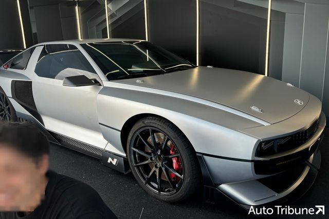 ▲참고사진, 용인 스피드웨이에서 포착된 N 비전 74 콘셉트카(사진=이서호 기자)