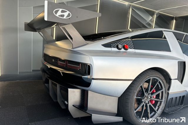 ▲참고사진, 용인 스피드웨이에서 포착된 N 비전 74 콘셉트카(사진=이서호 기자)