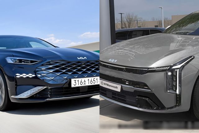 ▲기아 K8, 기아 K8 신형 예상도(사진=기아, 유튜브'뉴욕맘모스')