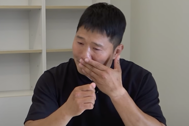 ▲울먹이며 입장을 밝히는 강형욱 (사진=보듬TV 영상 캡처)