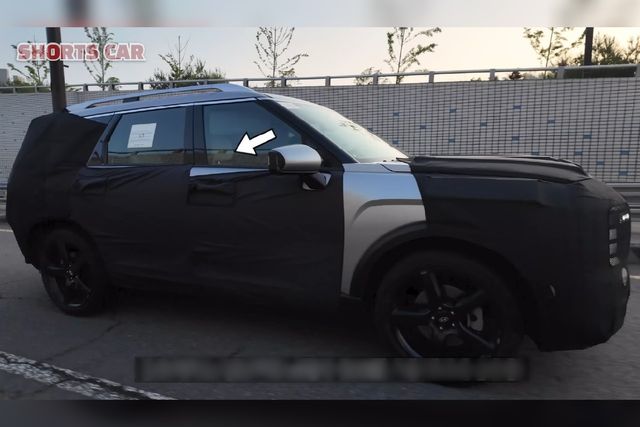 ▲신형 팰리세이드 테스트카(사진=유튜브 '숏카')