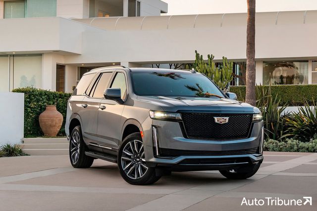 ▲캐딜락 에스컬레이드 전측면(사진=한국 GM)