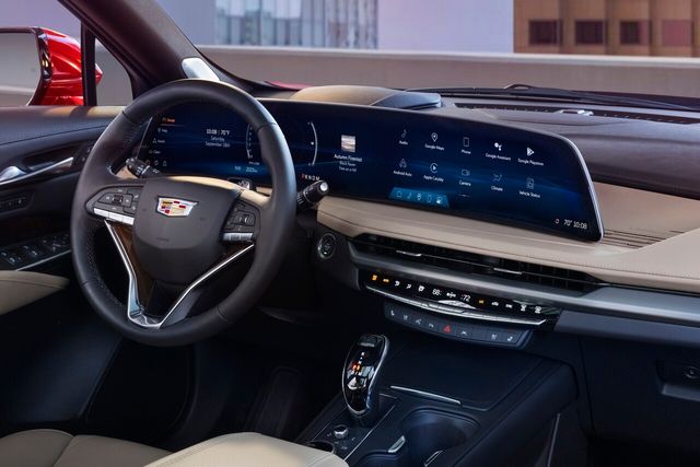 ▲캐딜락 XT4 실내(사진=캐딜락)