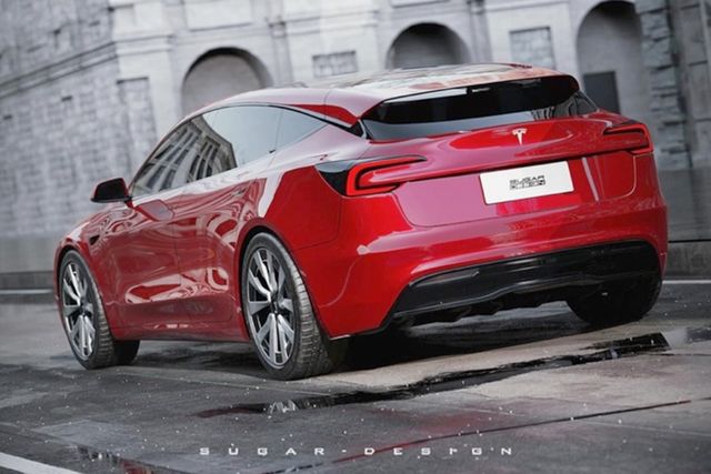 ▲테슬라 모델2 렌더링(사진=sugarchow)