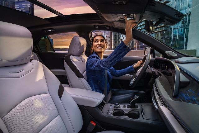 ▲캐딜락 XT4 실내(사진=캐딜락)