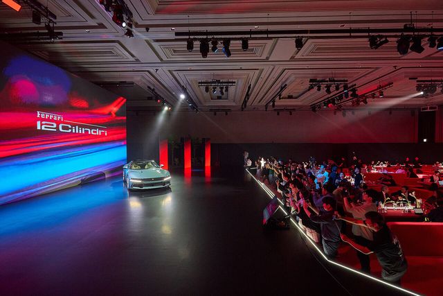 ▲페라리 12칠린드리 아시아 프리미어 행사(사진=페라리)
