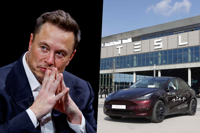▲일론 머스크, 테슬라 독일 공장(사진=연합뉴스)