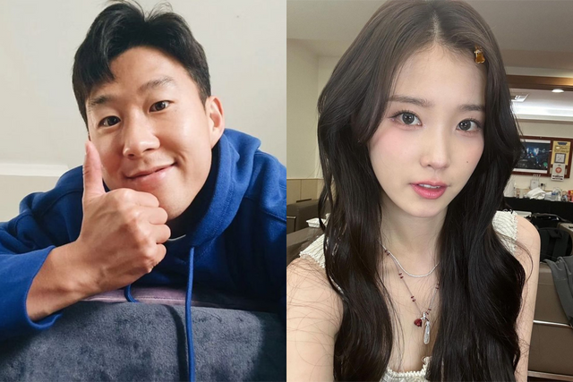 ▲손흥민, 아이유 (사진=손흥민 SNS, 아이유 SNS)