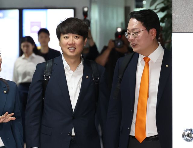 ▲이준석 개혁신당 의원(왼쪽), 천하람 개혁신당 의원(사진=연합뉴스)