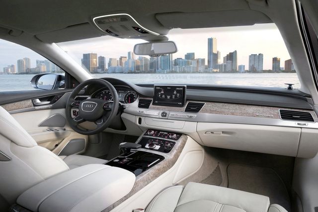 ▲참고사진. 아우디 A8 실내(사진=아우디)