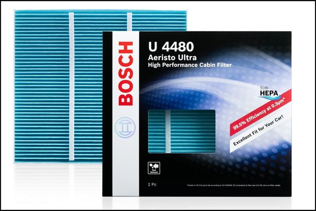 ▲보쉬 에리스토 울트라 에어컨, 히터 필터(사진=보쉬)