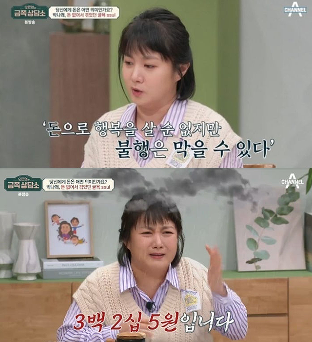 ▲박나래 (사진=채널A '오은영의 금쪽상담소')