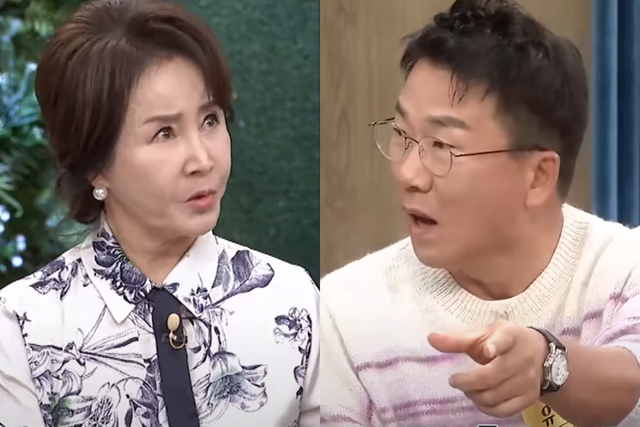 ▲선우은숙, 유영재 (사진=MBN 속풀이쇼 동치미)