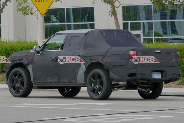 ▲기아 픽업트럭 테스트뮬(사진=koreancarblog)