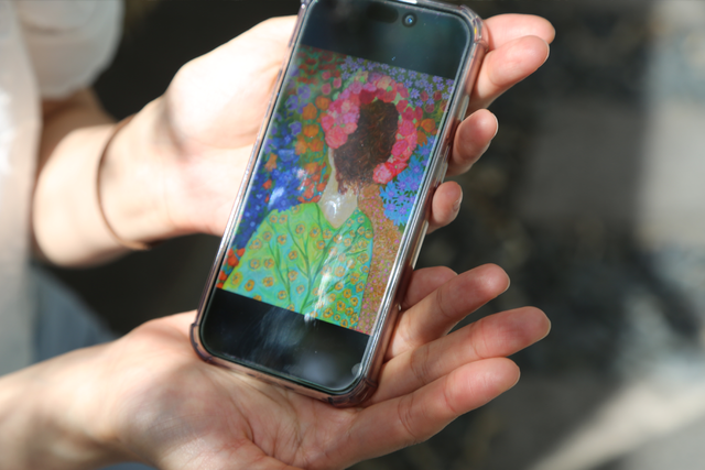 ▲그림 보여주는 서동주 (사진=윤민성 기자)