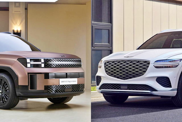 ▲현대 싼타페, 제네시스 GV70(사진=각 브랜드)