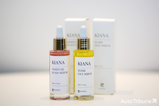 ▲키아나 페이스 세럼과 두피 세럼 (사진=양봉수)